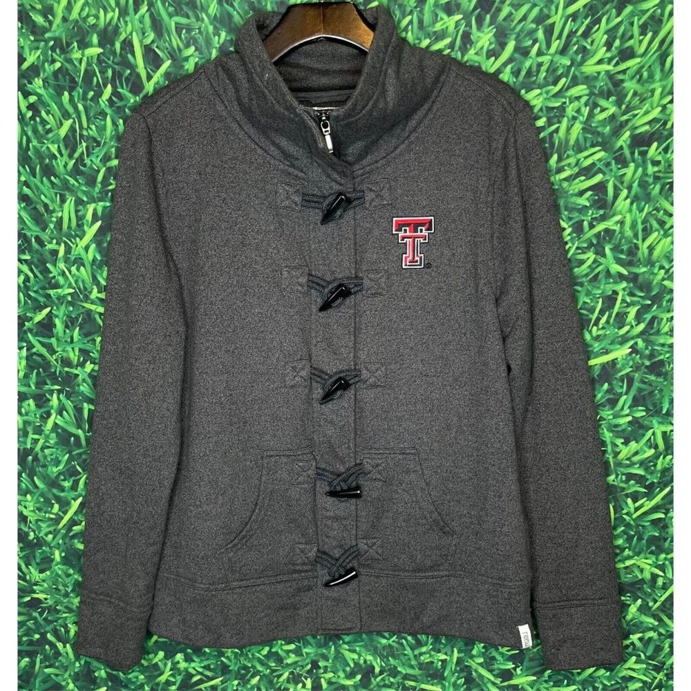 Texas Tech Red Raiders Nantucket Toggle Full Zip Bruzer Renu Jacket Womens Large